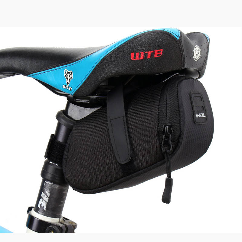 SYSTEM-S bicycle saddle bag holder attachment waterproof in black