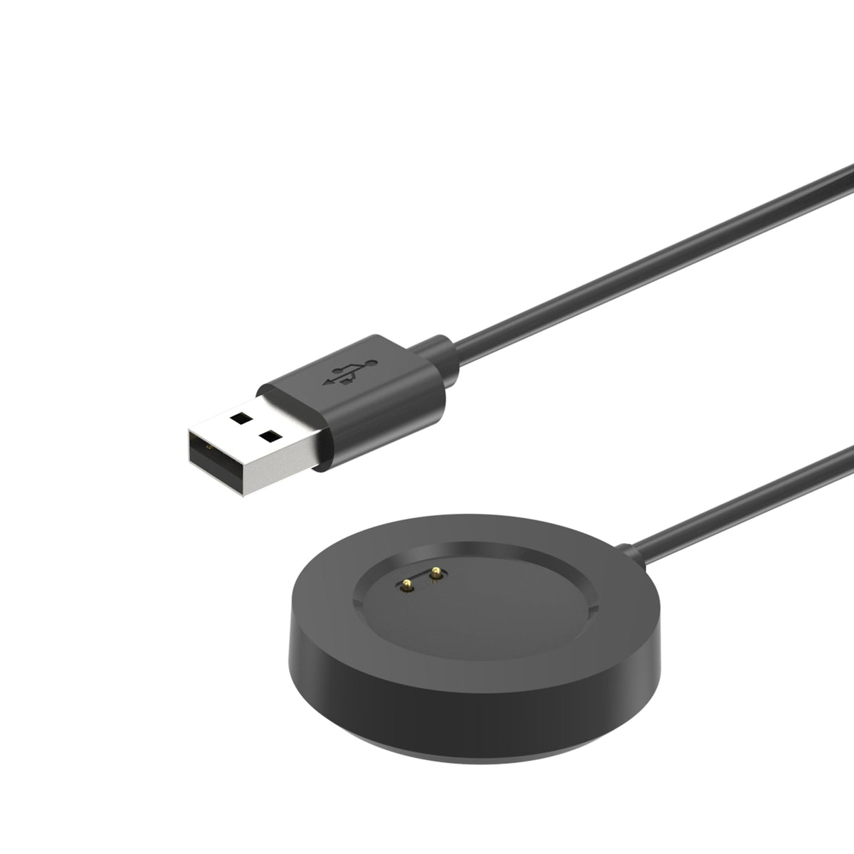 USB 2.0 Kabel 100 cm Ladestation für Realme Watch 3 Pro Smartwach in Schwarz | System-S