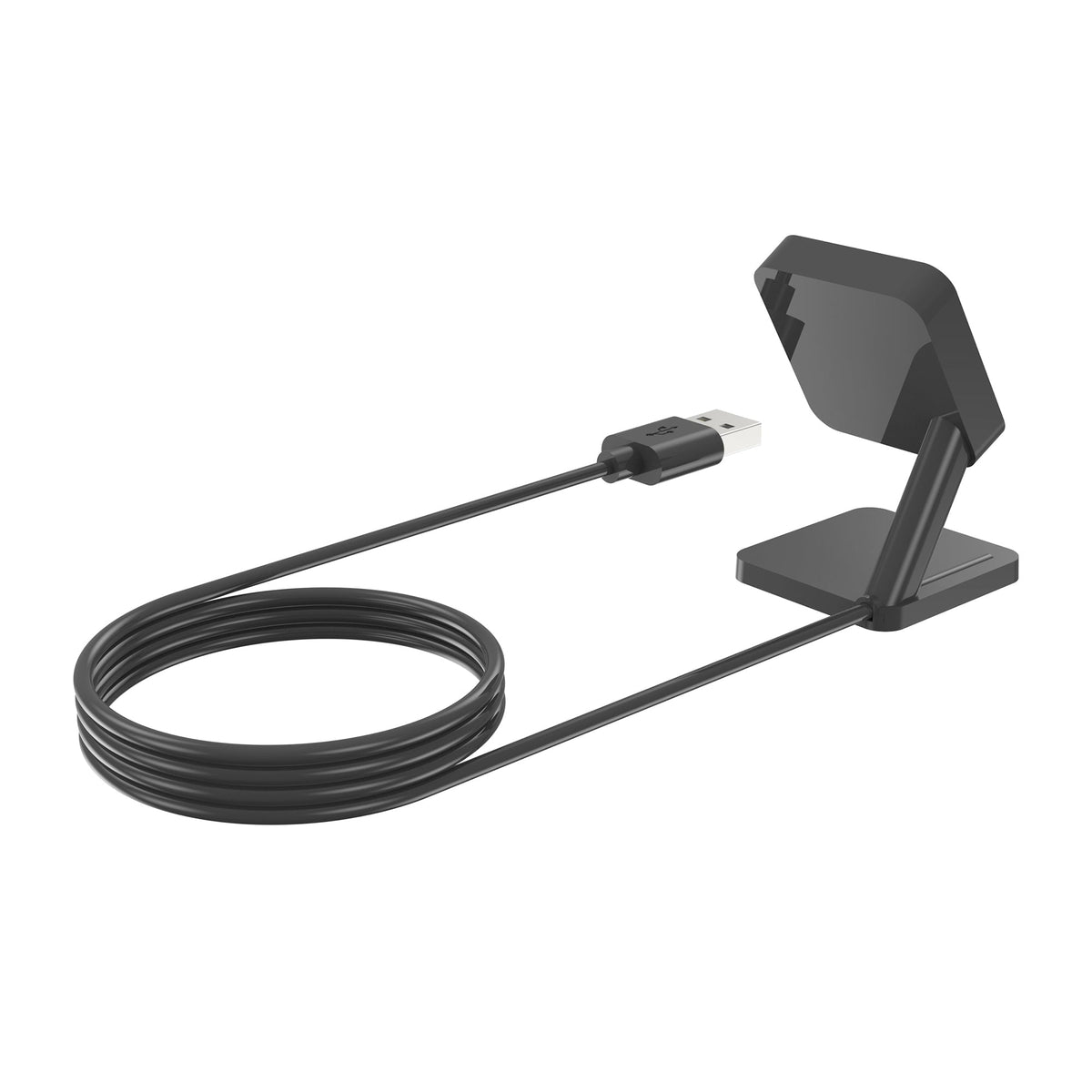 USB 2.0 Kabel 100 cm Ladestation für Amazfit GTR 4 3 GTS 4 3 Smartwatch Schwarz | System-S