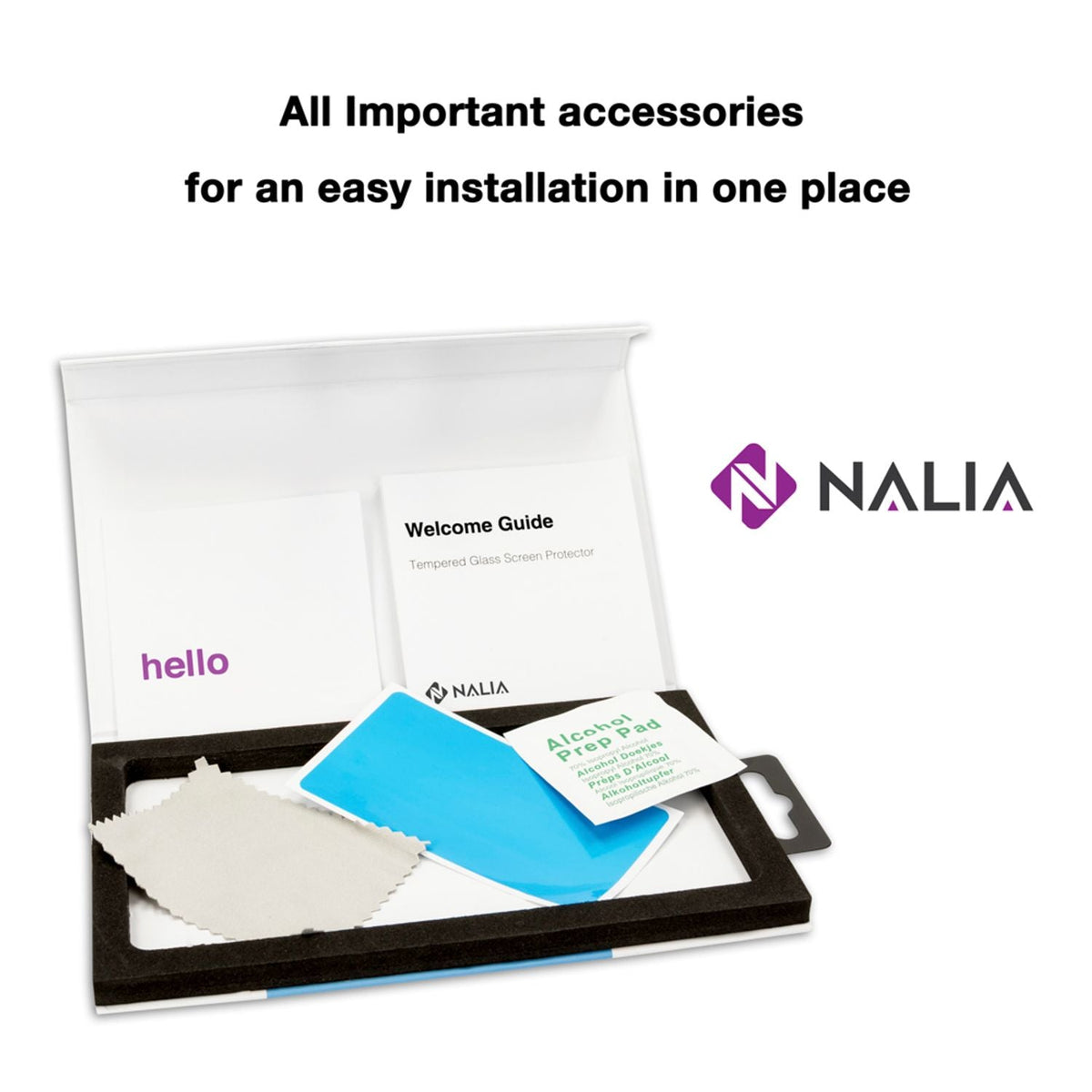 NALIA (2-Pack) Schutzglas kompatibel mit iPhone 11 Pro / iPhone X XS, 9H Full-Cover Display Schutz Glas-Folie, Dünne Bildschirm-Abdeckung Schutz-Film HD Screen Protector - Kristall-Klar Transparent