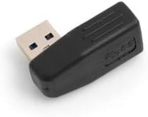 System-S 90° grad Winkel USB A 3.0 Adapter USB A (male) auf USB A (female) Winkelstecker Kabel - DREIKS