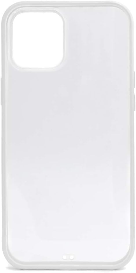 SYSTEM-S protective silicone case in white transparent case for iPhone 12 Pro