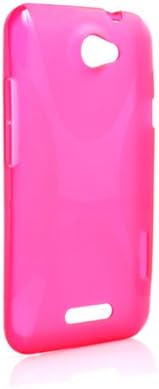 System-S silicone case cover protective shell pink for HTC One X S720E