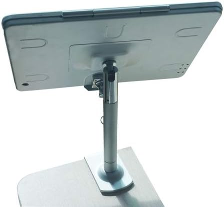 SYSTEM-S Stangen Halterung mit Schloss Befestigung aus Metall in Grau für iPad Pro 11" - DREIKS