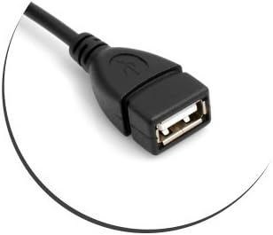 Mini USB Kabel 90° Grad rechts gewinkelt Winkelstecker auf USB Typ A Buchse Datenkabel Ladekabel 13 cm | System-S