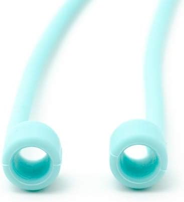 System-S 5x Silicone Holder for AirPods Headphones in Turquoise