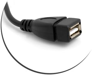 SYSTEM-S USB Kabel 2.0 Typ A (male) 90° gewinkelt Abwärts Winkel auf USB 2.0 Typ A (female) Ladekabel Datenkabel Verlängerungskabel 20 cm - DREIKS