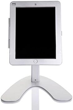 Anti-Diebstahl Messe POS Präsentation Ständer mit gebogenem Haltearm Schreibtischständer für iPad Air iPad 2 3 4 | System-S