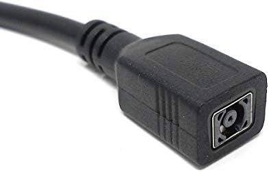 SYSTEM-S DC 20 V Kabel 7,5 cm 7,4 x 5,0 mm Buchse zu 4,5 x 3,0 mm Stecker Schwarz - DREIKS