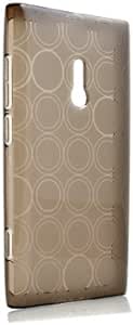 Silikonhülle Tasche Case Cover Schutz Hülle Transparent Schwarz für Nokia Lumia 800 | System-S