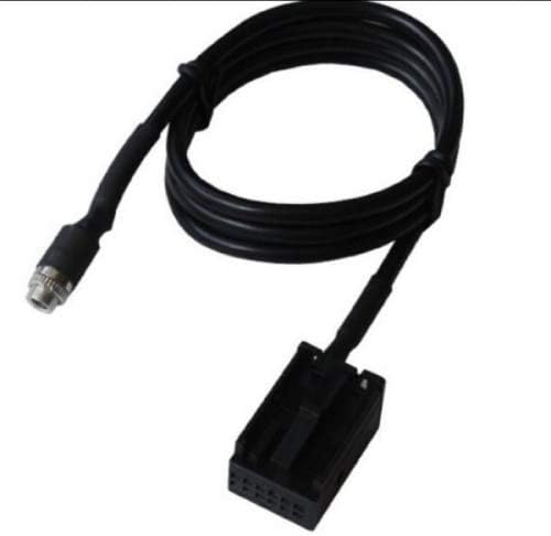 SYSTEM-S Audio Kabel 1,5 m Klinke Buchse zu Opel Autoradio in Schwarz - DREIKS