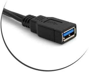 SYSTEM-S OTG On The Go Host Kabel 3in1 USB 3.0 Typ A zu Micro USB 3.0 und Micro USB 2.0 Datenkabel 22 cm Y-Kabel - DREIKS
