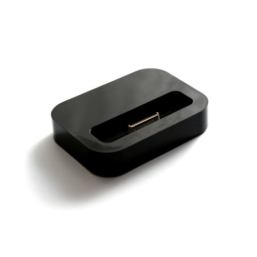 Dockingstation Cradle in Schwarz für Apple iPhone 4 | System-S