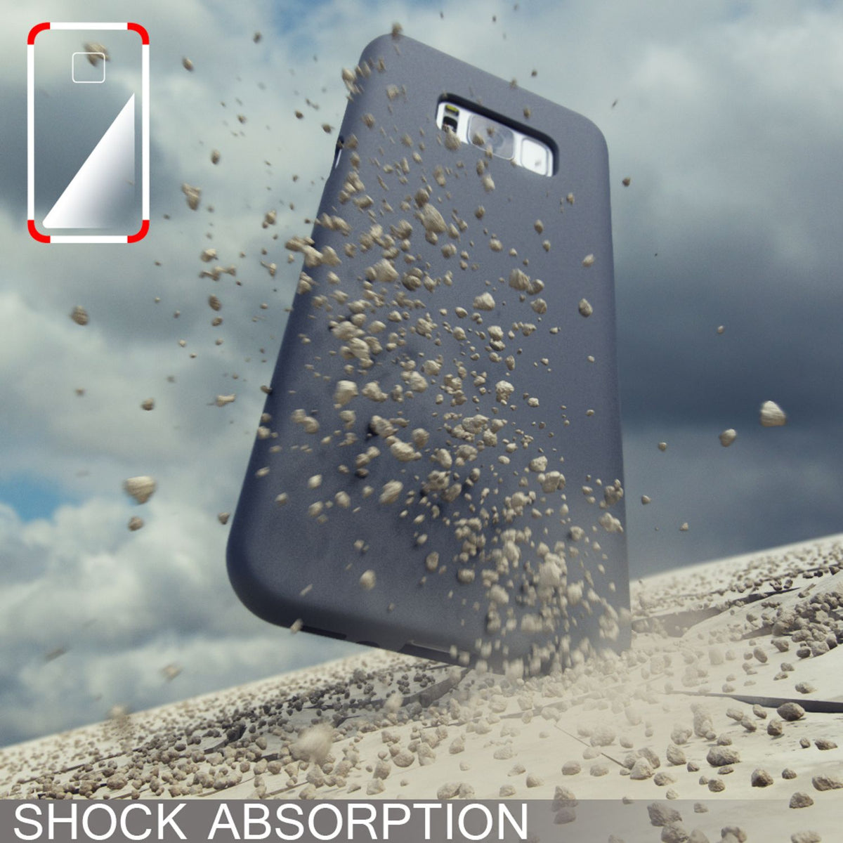 NALIA Neon Silikonhülle für Samsung Galaxy S8 Plus – Soft-Touch & Signal-Neon – NEONSHOCK (Matte Schutzhülle) – Marke aus Berlin