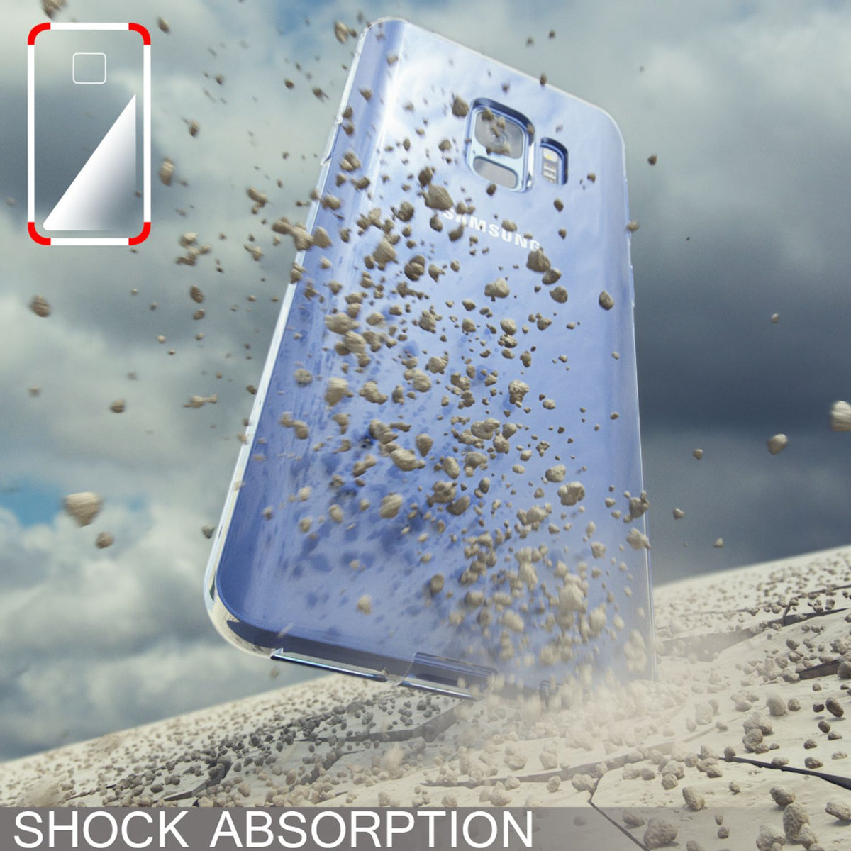 NALIA Transparente Silikonhülle für Samsung Galaxy S9 – Anti-Gelb & Rutschfest – GLAZE (Handyhülle Kristallklar, Schlank & Stoßfest) – Marke aus Berlin