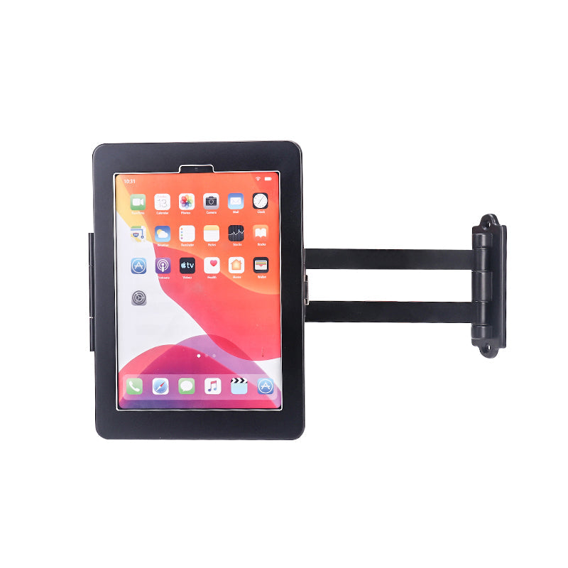 SYSTEM-S Anti-Theft POS Swivel Arm Flexible Lockable Wall Mount for iPad Pro 10.5" (2017) Air 3 (2019) A2152 A2123 A2153 A2154 A1701 A1709