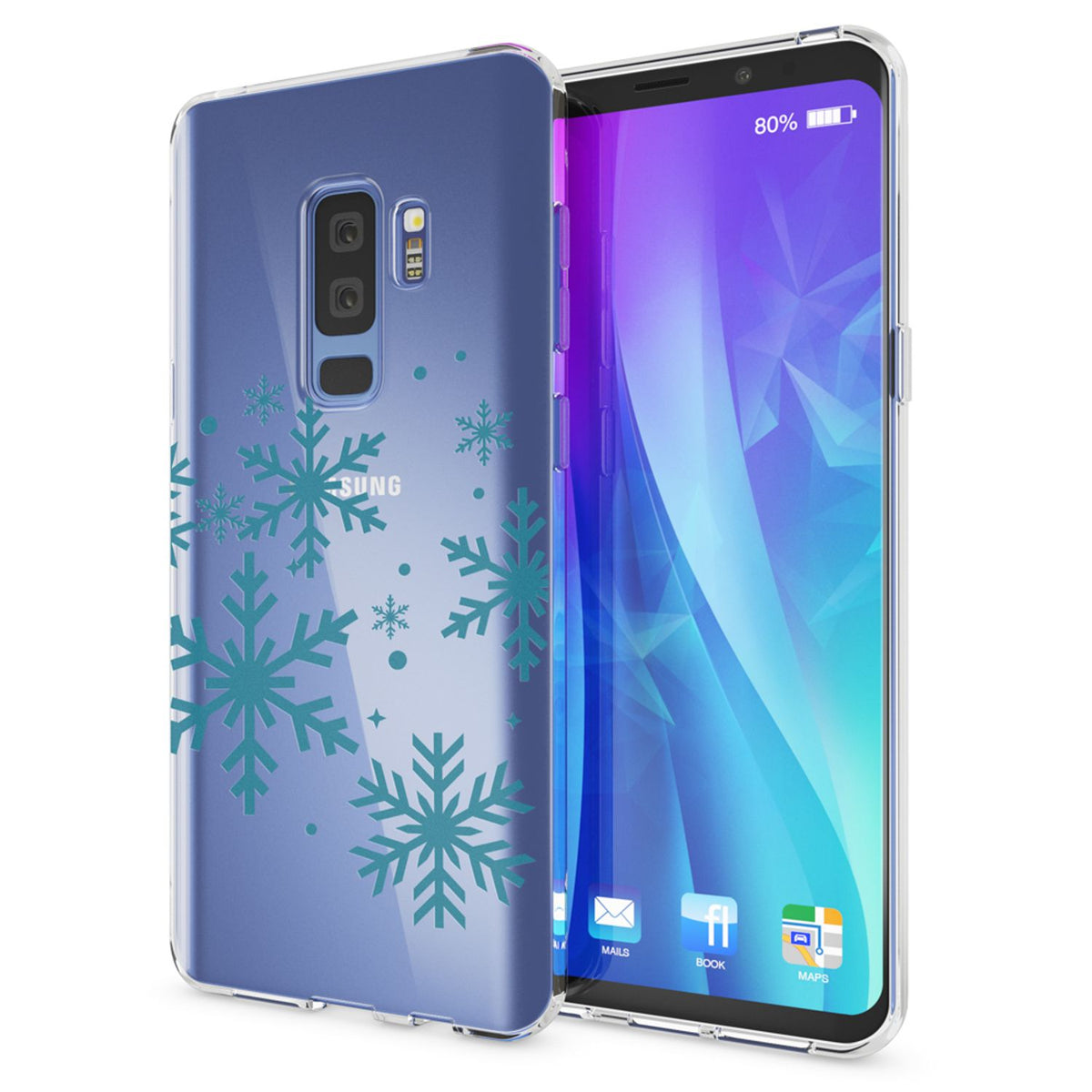NALIA Handyhülle kompatibel mit Samsung Galaxy S9 Plus, Slim Silikon Motiv Case Schutzhülle Dünn Durchsichtig, Etui Handy-Tasche Back-Cover Transparent Bumper