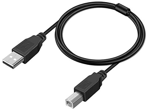 USB Kabel für Akustik Audio Typ A auf B mit Ferritkern 140 cm | System-S