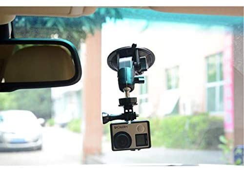 KFZ Auto Saugnapf Halterung mit 1/4 Kameraschraube 360° rotierbar für GoPro Auto Kamera | System-S