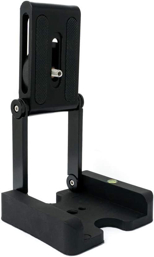 System-S tripod attachment with 1/4 thread mount adjustable with spirit level for DSLR camera
