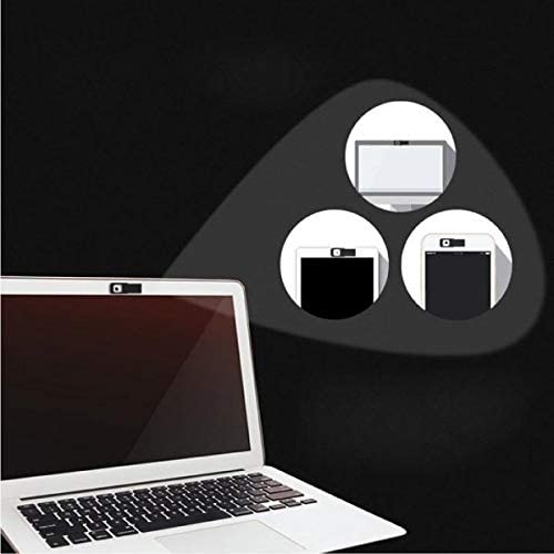 System-S Webcam Abdeckung Selbstklebend Ultradünn in Schwarz - DREIKS