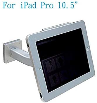 SYSTEM-S Wall Mount with Curved Arm Lockable for iPad Pro 10.5" (2017) iPad Air 3 (2019) A2152 A2123 A2153 A2154 A1701 A1709