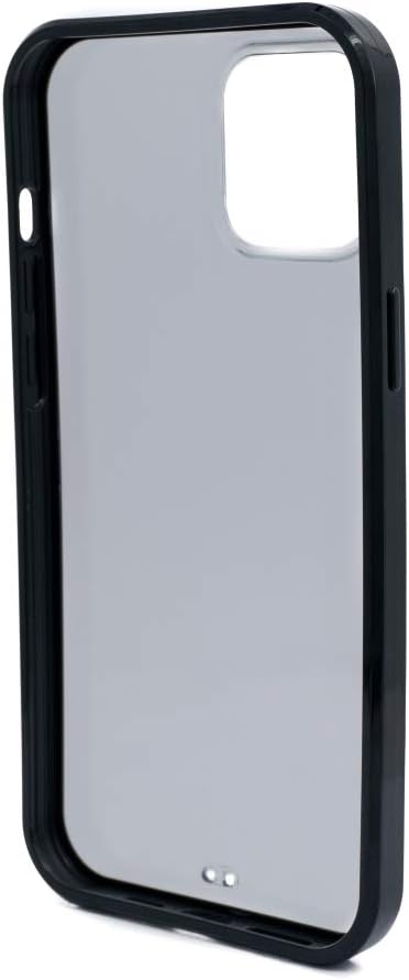 SYSTEM-S Schutzhülle aus Silikon in Schwarz Transparent Hülle kompatibel mit iPhone 12 Pro Max - DREIKS