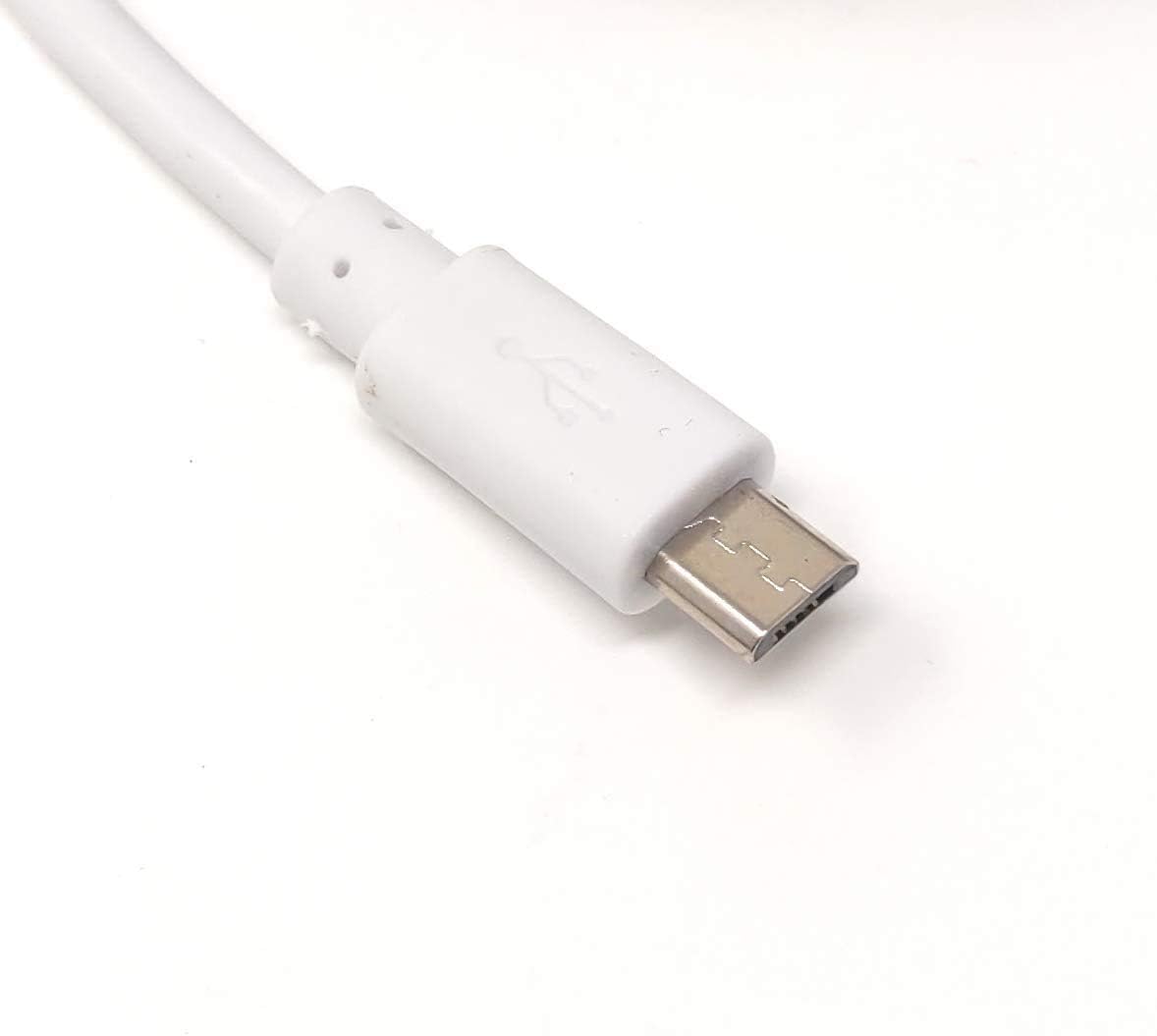 SYSTEM-S USB 2.0 Kabel 13 m Micro B Stecker zu Typ A Stecker in Weiß - DREIKS
