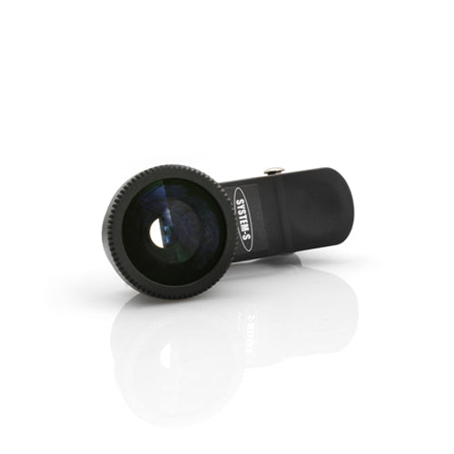 3 in 1 Clip-On optische Fisheye Macro Weitwinkel Linse Objektiv für Smartphone Tablet Universal | System-S
