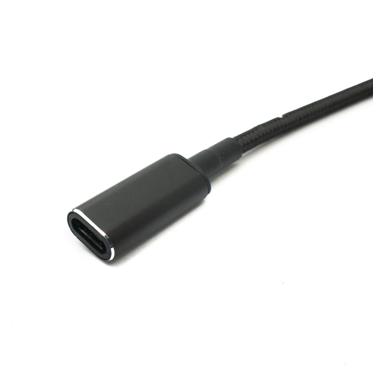 SYSTEM-S DC 20V cable 15 cm 7.9 x 5.5 male to USB 3.1 Type C female braided for Lenovo