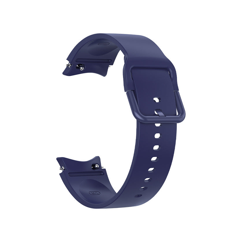 Armband 20 mm aus Silikon für Samsung Galaxy Watch 5 4 Smartwatch in Blau | System-S