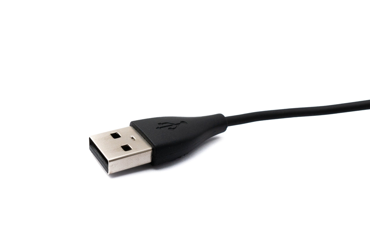 SYSTEM-S USB 2.0 cable 30 cm charging cable for Fitbit Inspire 2 Smartwach in black