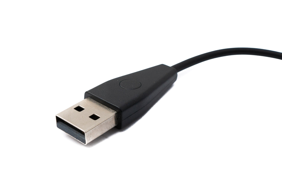 SYSTEM-S USB 2.0 cable 30 cm charging cable for Fitbit Alta HR smartwatch in black