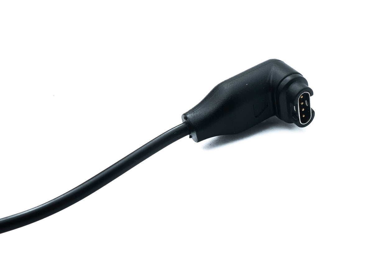 USB 3.1 Kabel 100 cm Typ C Stecker Ladekabel Winkel für Garmin Fenix7 6S 6 Venu Sq | System-S