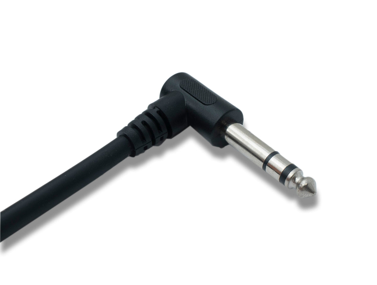 SYSTEM-S MIDI cable 20 cm female to AUX 6.35 mm jack male angled