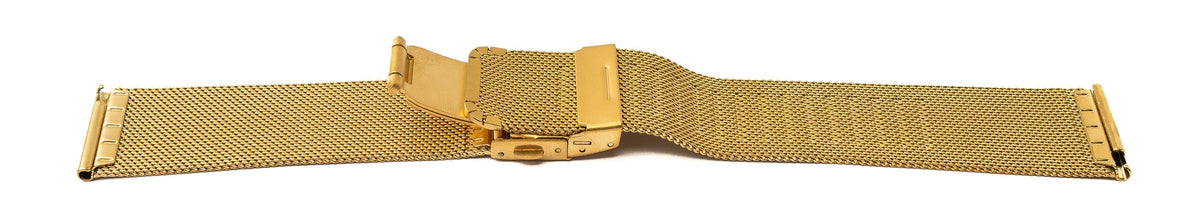 SYSTEM-S Milanese Metal Bracelet for Fitbit Versa 2 1 Lite Smartwatch in Yellow