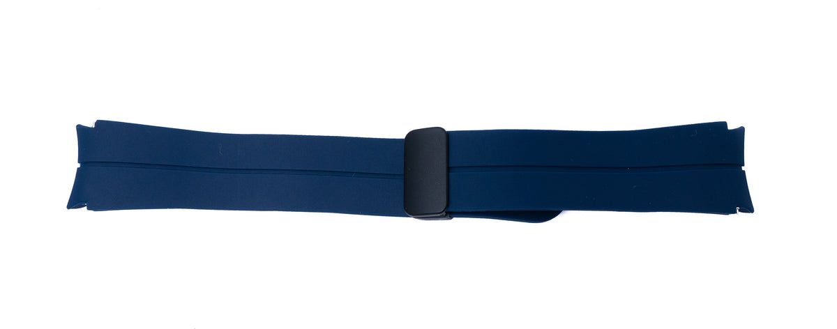 Armband 20 mm aus Silikon für Samsung Galaxy Watch 5 4 Smartwatch in Blau | System-S