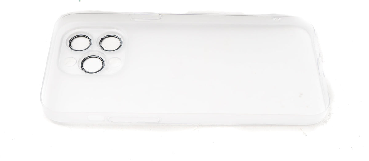 Schutzhülle stoßfest kratzfest in Weiß Matt Hülle für iPhone 14 Pro Max | System-S
