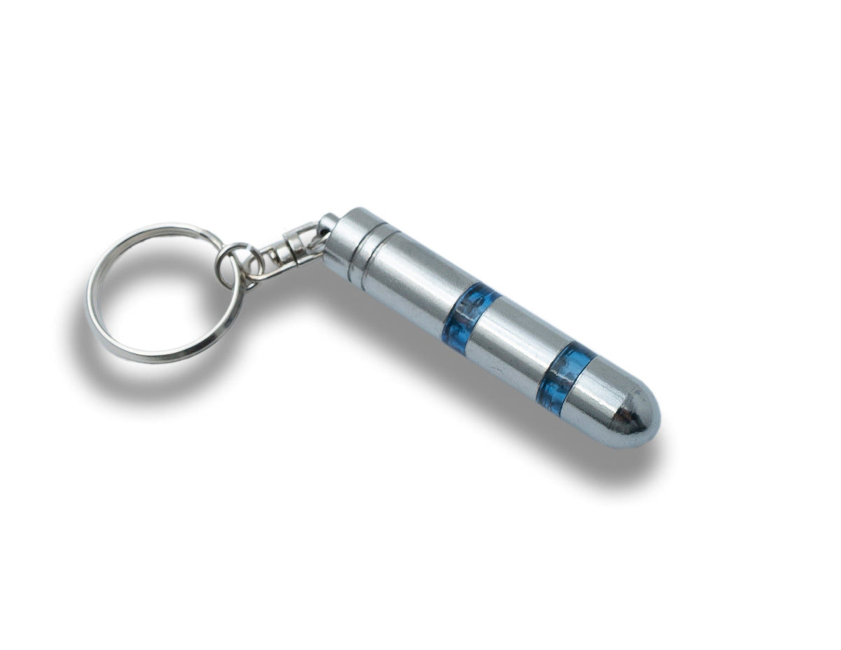 SYSTEM-S Car Anti Static Keychain Voltage Discharger in Blue