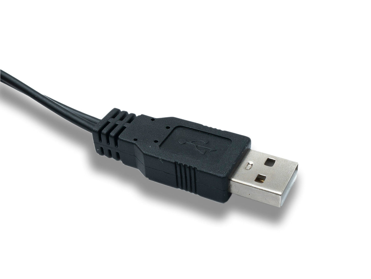 SYSTEM-S Cinch RCA cable 150 cm 2-pin plug to USB 2.0 Type A plug Audio