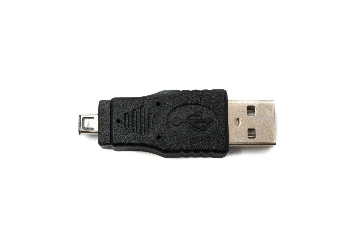 USB 2.0 Adapter Typ A Stecker zu HIROSE MINI 4P Stecker Kabel in Schwarz | System-S