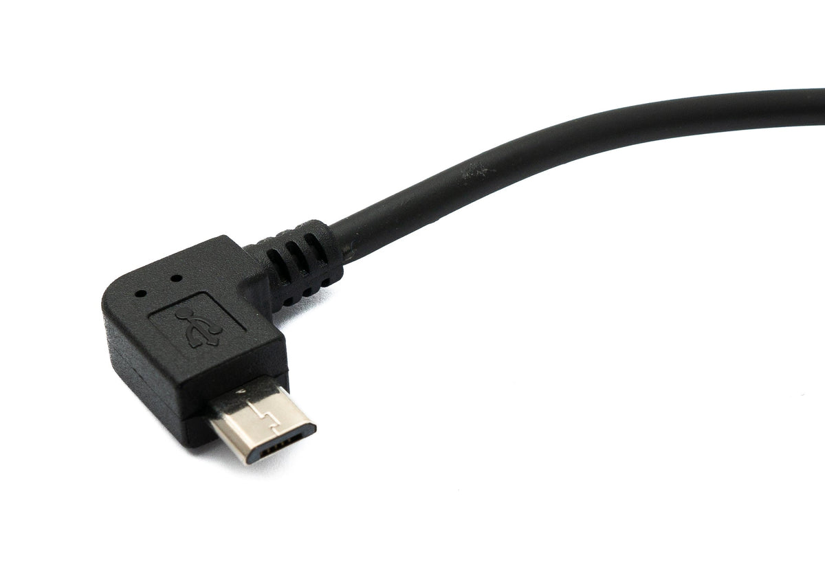 SYSTEM-S USB 2.0 cable 30 cm Micro B male to male in black