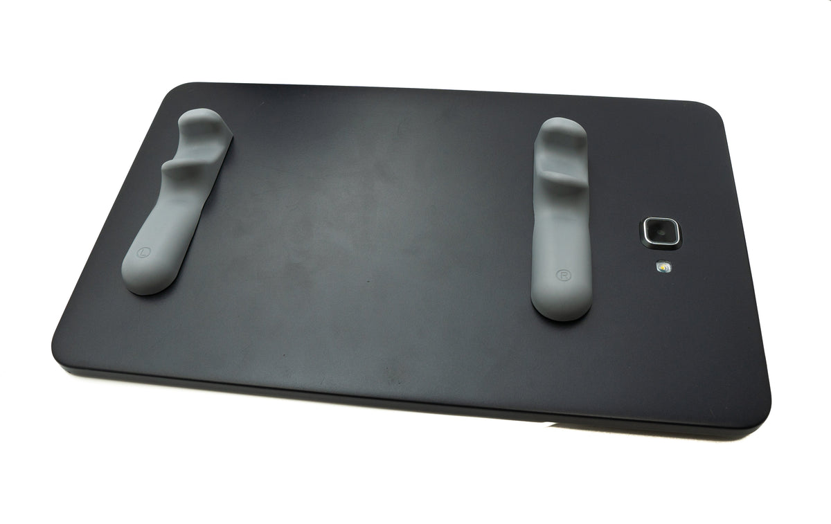 SYSTEM-S Anti-Slip Silicone Grip Hand Rest Ergonomic for Tablet Gaming in Gray