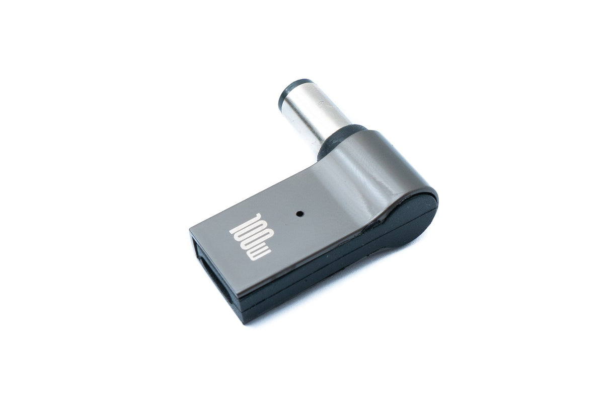 SYSTEM-S USB 3.1 Adapter Type C Male to Dell DC 20V 3.5 x 1.35 mm Female in Gray