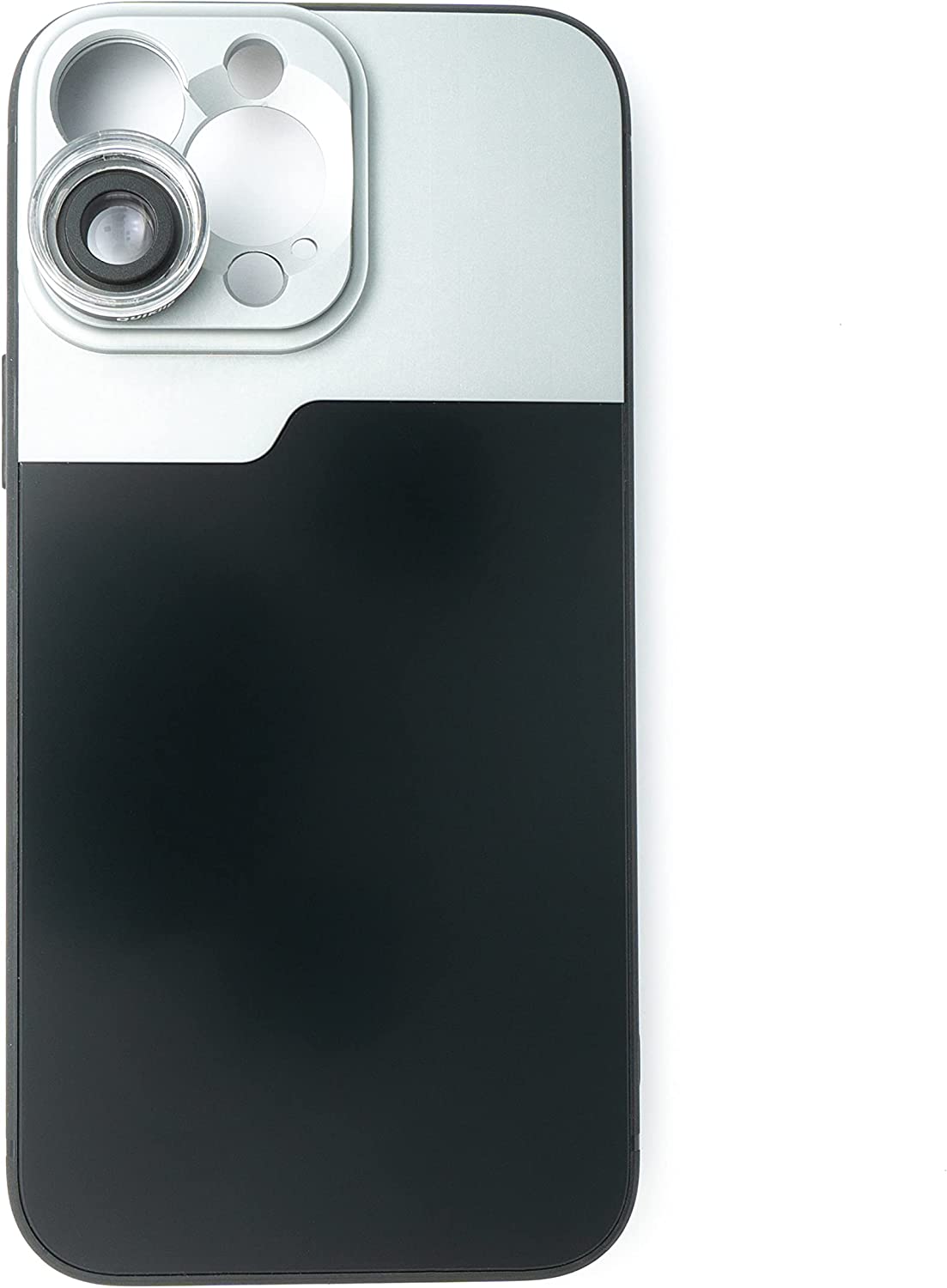SYSTEM-S Macro Lens 30x Microscope Filter with Case in Black for iPhone 14 Pro Max