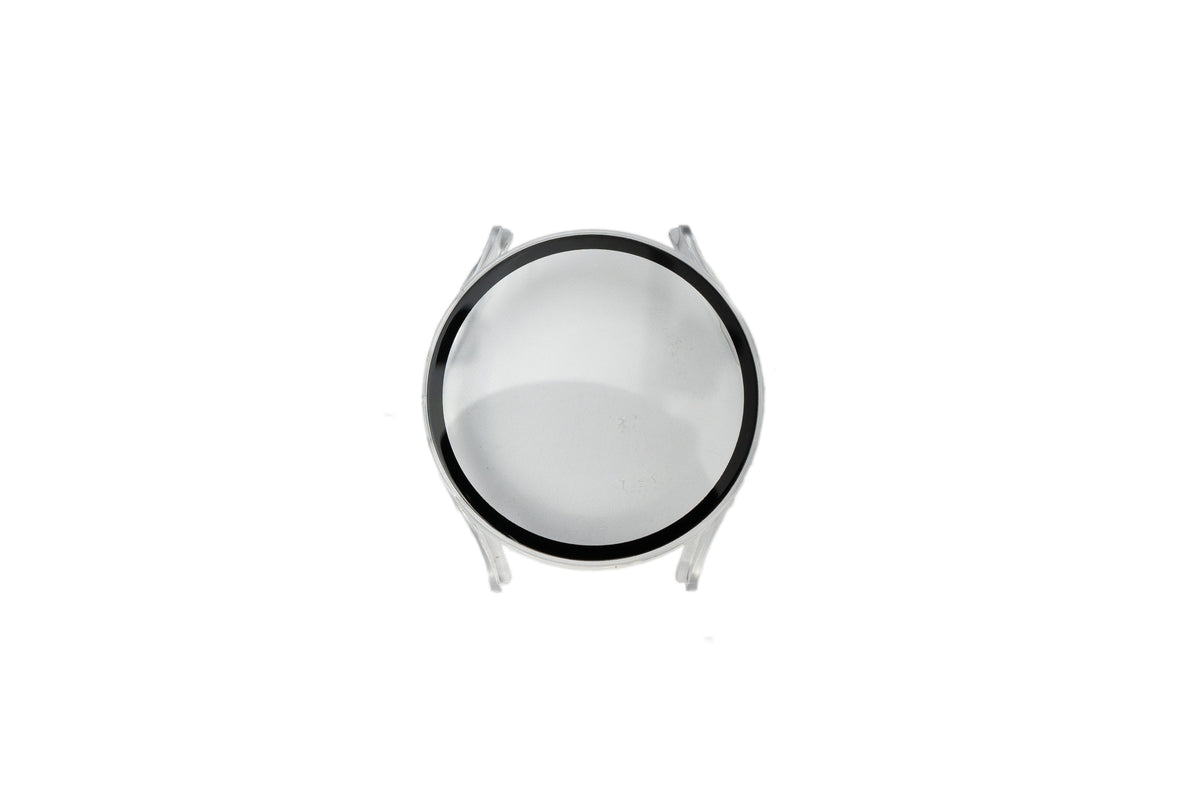 SYSTEM-S Protective Case 40 mm made of PC for Samsung Galaxy Watch 5 4 in Transparent