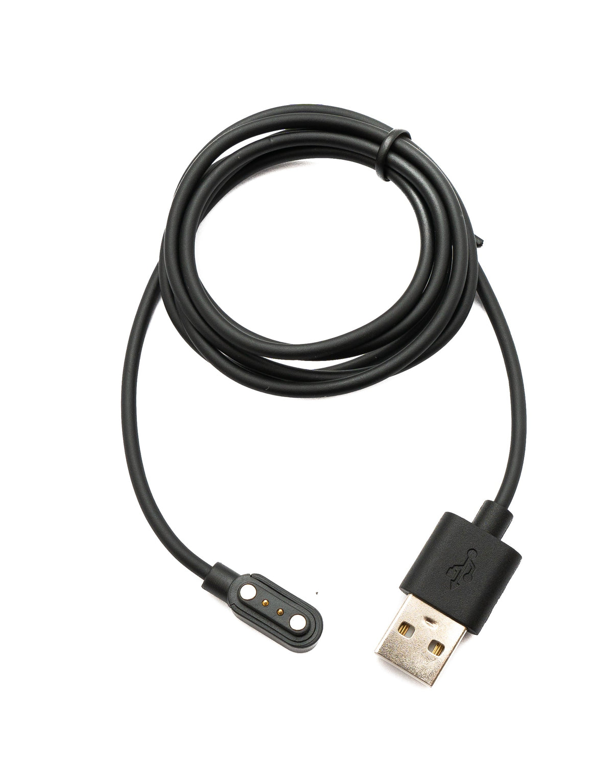 USB 2.0 Kabel 100 cm Ladekabel für Realme Watch 3 Smartwatch in Schwarz | System-S