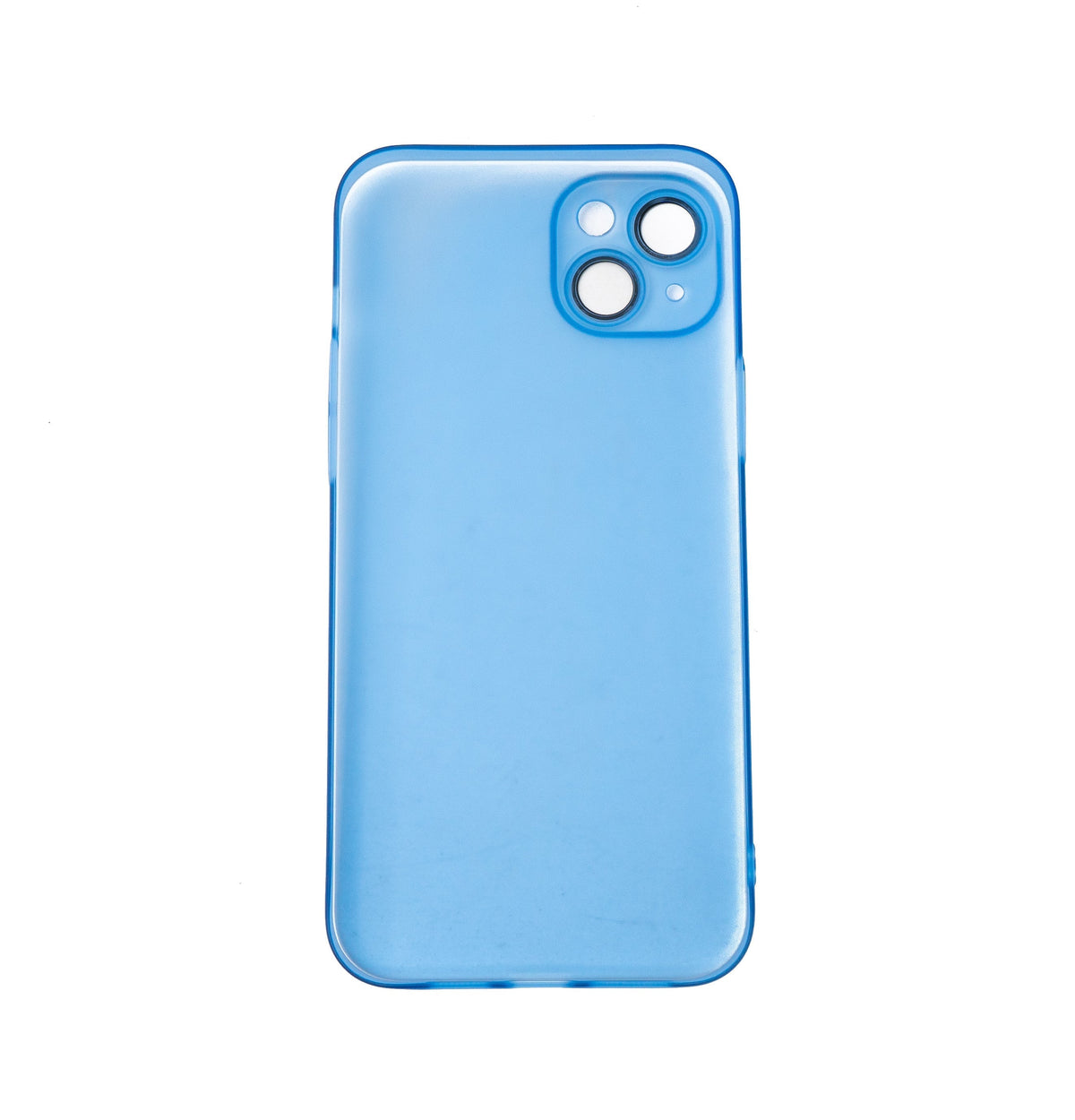 SYSTEM-S protective case shockproof scratch-resistant in blue matte case for iPhone 14 Plus