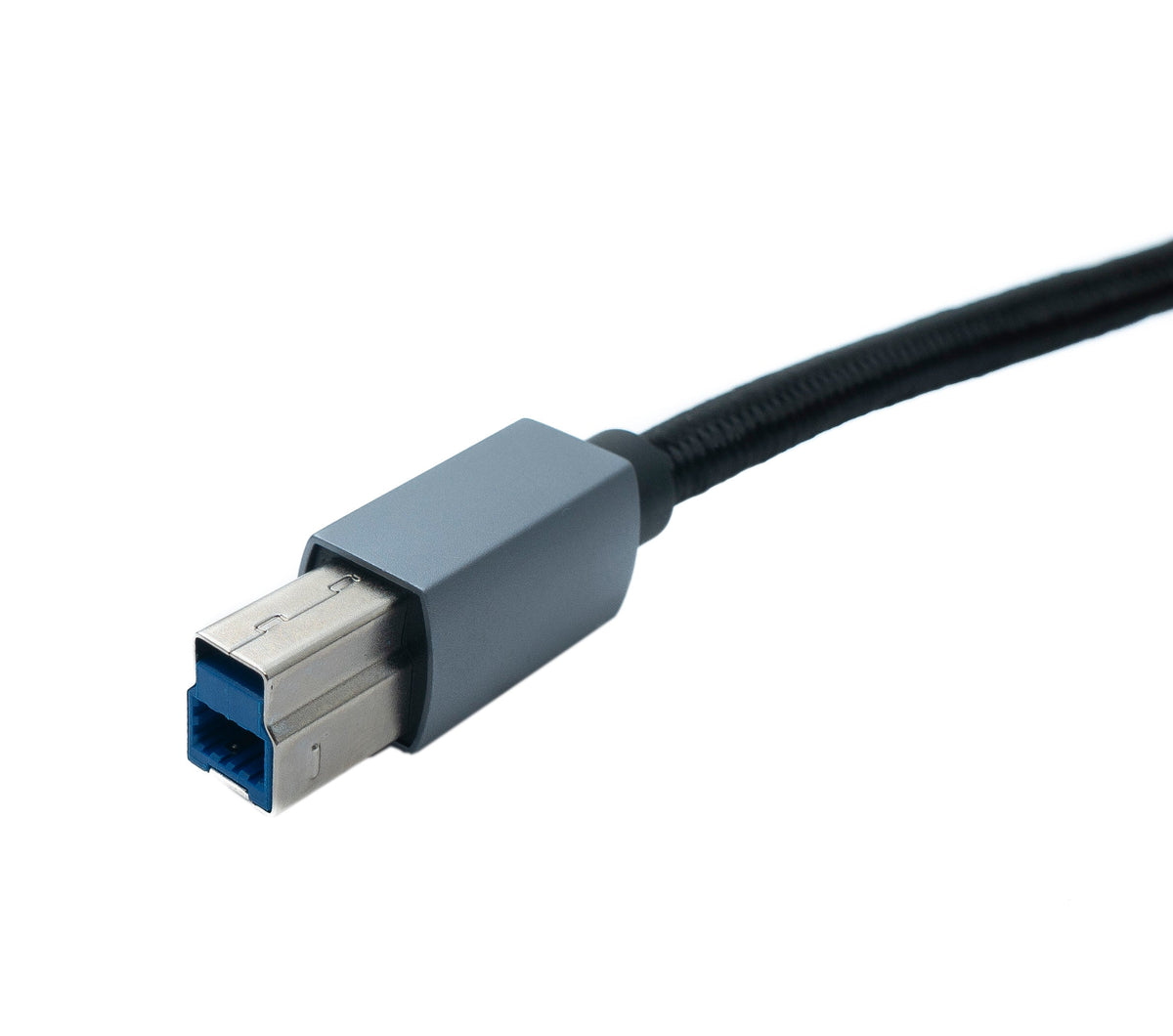 USB 3.0 Kabel 5 m Typ B Stecker zu Typ A Stecker geflochten | System-S