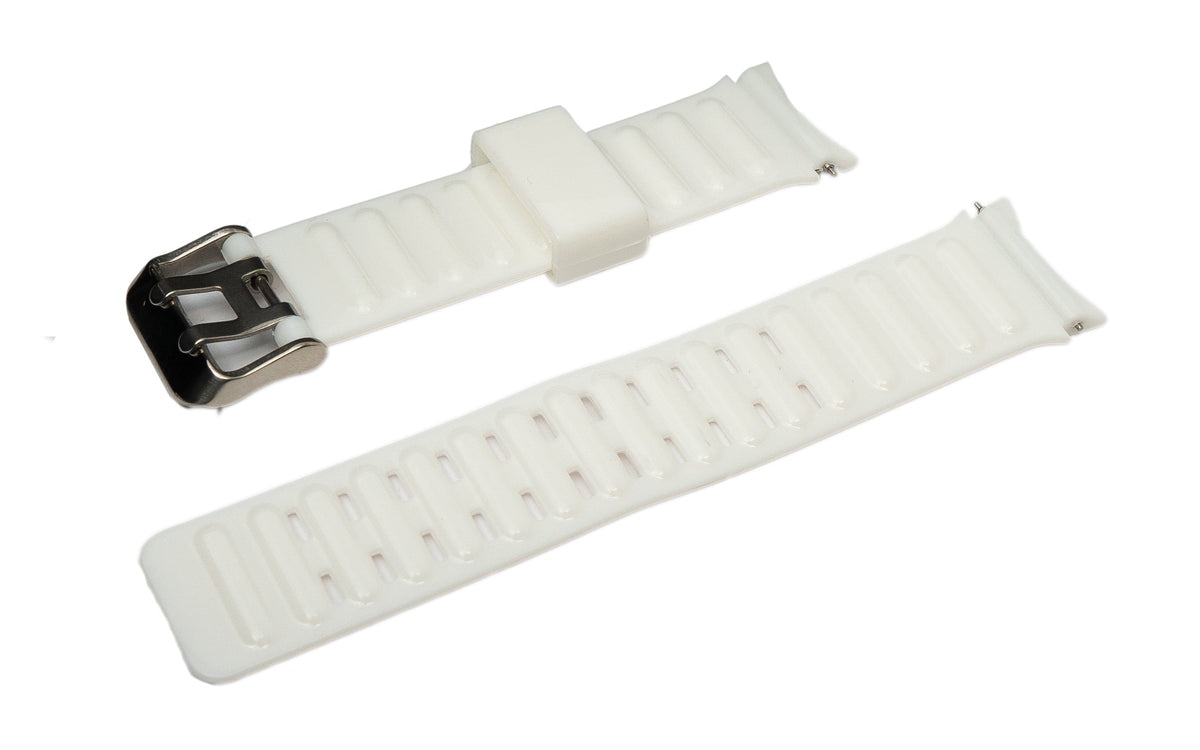 Armband 20 mm aus TPU für Samsung Galaxy Watch 5 4 Smartwatch in Weiß | System-S